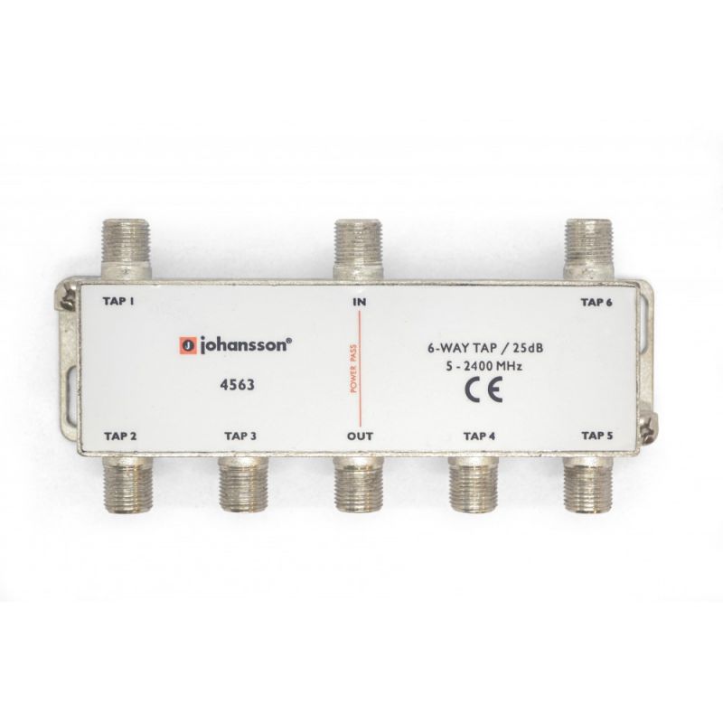 Johansson 4563 Derivador 6 vías 25dB