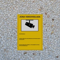 AC-CARTEL-ES - Plastic sign, Screenprint Area with Video…