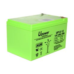 BATT-1212-U - Upower, Rechargeable battery, AGM lead-acid…