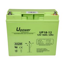 BATT-1218-U - Lead-acid battery AGM, Voltage 12 V, Capacity 18.0 Ah,…