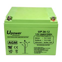 BATT-1226-U - Batería plomo ácido AGM, Voltaje 12 V, Capacidad…