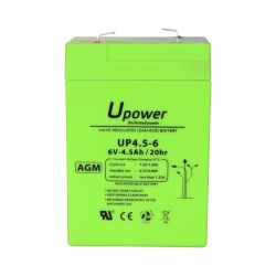 BATT-6045-U - Upower, Bateria recarregável, Tecnología chumbo…