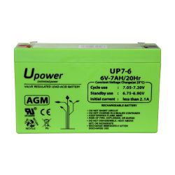 BATT-6070-U - Upower, Bateria recarregável, Tecnología chumbo…