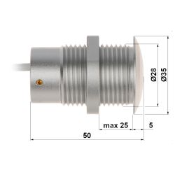 Dahua HAP120-V - Micrófono Branded, Externo / Omnidireccional, Alta…