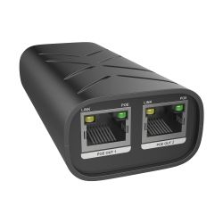 INJ-POE-G-60W-DUAL - Inyector HiPoE, Entrada RJ45 10/100/1000 Mbps,…