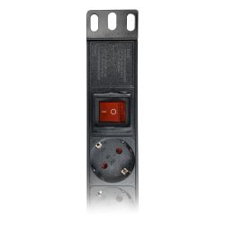 PDU-8P1U-SWITCH - Toma de corriente múltiple, Formato enrackable 1U, 8…