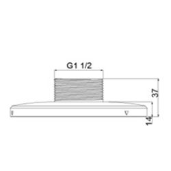 Dahua PFA103 - X-Security, Soporte de techo, Apto para domos…