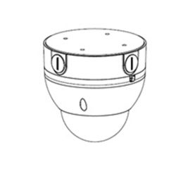 Dahua PFA138 - Caixa de conexões, Para câmaras dome, Apto para uso…