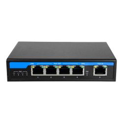 POE-EX0504-GE-60 - PoE Extender Switch, Gamme de puissance étendue POE,…