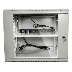 RACK-9UG - Armario rack para pared, Hasta 9U rack de 19", Hasta…