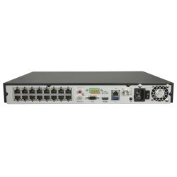 Safire SF-NVR6216-4K16P - Grabador NVR para cámaras IP, 16 CH vídeo / 16…