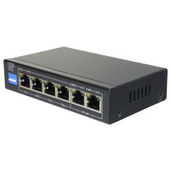 Safire SF-SW0604POE-60 - Switch PoE, 4 ports PoE + 2 Uplink RJ45, Vitesse…