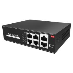 SW0604POE-65-E - PoE Switch, 4 PoE port(s) + 2 Up-link port(s), Speed…