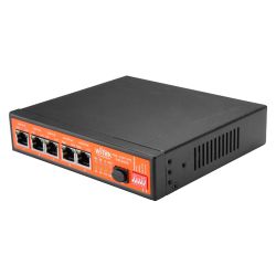 SW0605POE-GF-120W-UPS - Switch PoE, 5 puertos PoE + 1 SFP, Velocidad de…