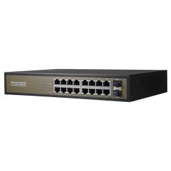 SW1816GT-2GF - Switch de sobremesa, 16 puertos Gigabit RJ45, 2 SFP…