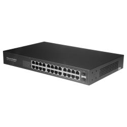 Safire SW2624GT-2GF - Switch, 24 ports RJ45 + 2 SFP GIGA, Port speed…