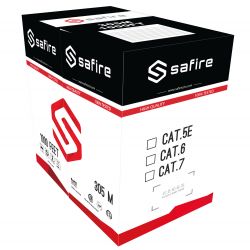 Safire UTP5E-300 - Câble UTP Safire, Catégorie 5E, Bobine de 306…