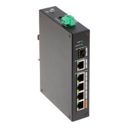 XS-SW0604HIPOE-F-60-DIN - Switch PoE X-Security, 4 puertos PoE +1  SFP +1 Uplink…