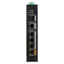 XS-SW0604HIPOE-F-60-DIN - Switch PoE X-Security, 4 puertos PoE +1  SFP +1 Uplink…