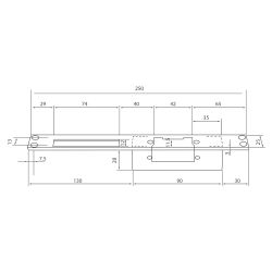 YS-132NC - Abrepuertas eléctrico, Para puerta sencilla, Modo…