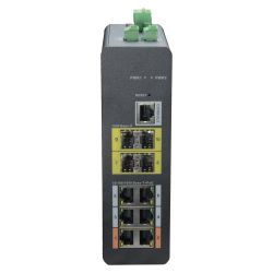 X-Security XS-SW1006HIPOE-MFG-120-DIN - Switch HiPoE X-Security, 6 Portas PoE (RJ45) + 4 Porta…