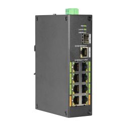 XS-SW1008EPOE-120-DIN - Switch ePoE X-Security, 8 Portas PoE + 1 Uplink RJ45 +…