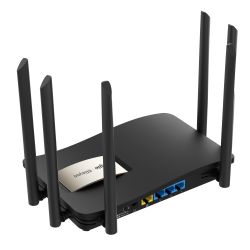 Reyee RG-EW1200G-PRO - Reyee Router Gigabit Mesh Wi-Fi 5 AC1300, 4 Puertos…