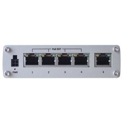 Teltonika TK-TSW100 - Teltonika Switch PoE No gestionable Industrial, 5…