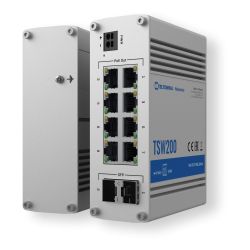 Teltonika TK-TSW200 - Teltonika Switch PoE No gestionable Industrial, 8…