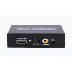 Convertisseur HDMI vers HDMI + Audio (SPDIF+Coaxial+R/L)