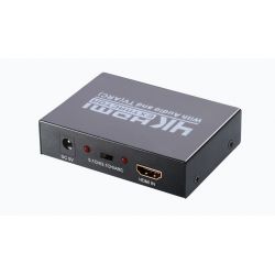 HDMI para HDMI + Conversor de Áudio (SPDIF+Coaxial+R/L)