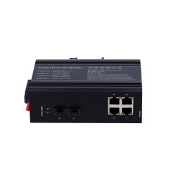 SW0604HIPOE-MGF-120-DIN - Switch PoE Marca Blanca, Montaje en carril DIN, 4…