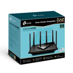 TP-Link Archer AXE75 router inalámbrico Gigabit Ethernet Tribanda (2.4 GHz / 5 GHz / 6 GHz) Negro