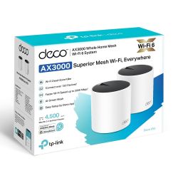 TP-Link Deco X575 (2-pack) Sistema Wi-Fi 6 Mesh AI Doble Banda AX3000