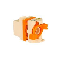 RJ45 UTP Cat 6 Female Data Connector. Mounting type butterfly (Box 10 units) Televes