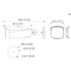 Dahua IPC-HFW3849T1-ZAS-PV Tubular IP TiOC 2.0 H265 8M WDR IVS…