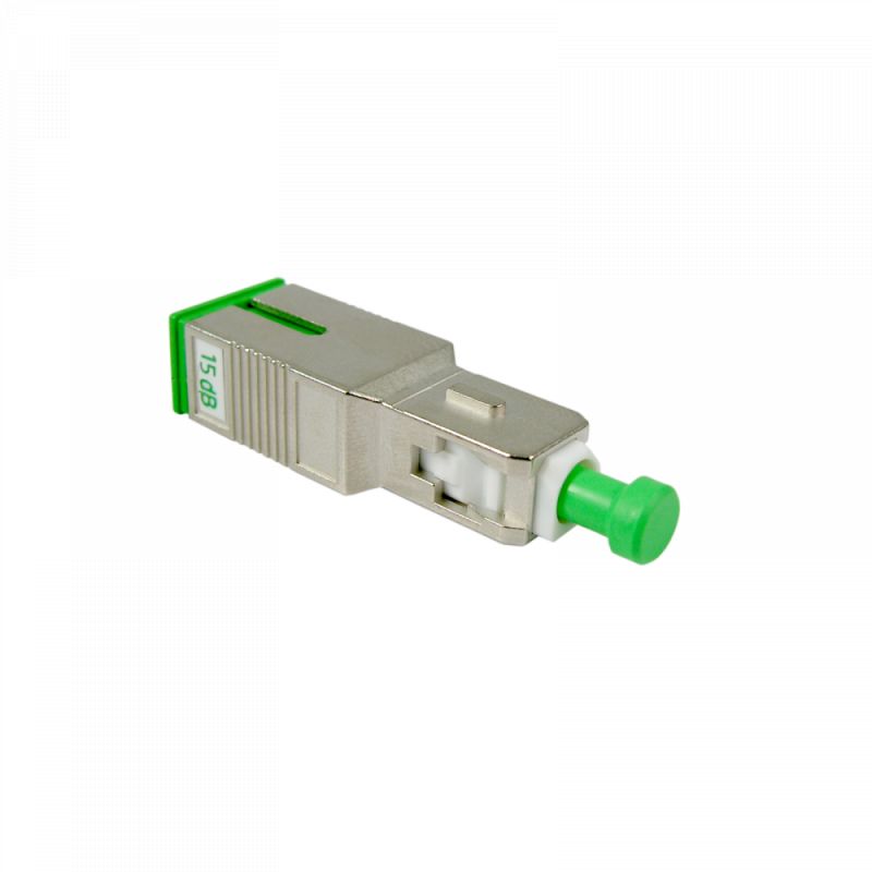 Optical attenuator 1310/1550nm SC/APC 15dB Televes