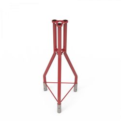 Parte superior galvanizada a quente 1m Torre 450XL Vermelho (Ømax mastro 62mm) Televes