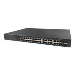 Utepo UTP3328TS-PSB-L2 Switch PoE 24 puertos Gigabit + 4 Uplink…