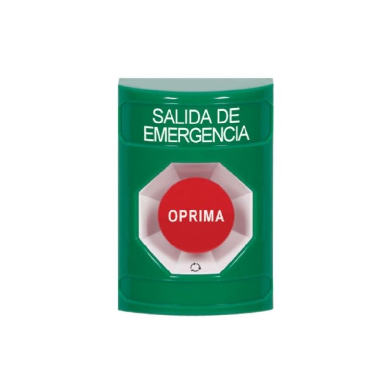 STI KIT SS2101 DST. botão SS2. Botão de emergência. Cor verde