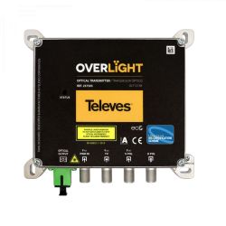 Overlight optical transmitter CWDM Indoor use, DAB/UHF/SAT, 1310nm, Po 10dBm Televes