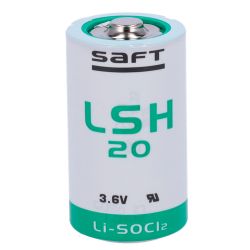 10XBATT-LSH20-S - Saft, Pack de pilas LSH20, 10 unidades, Voltaje 3.6 V,…