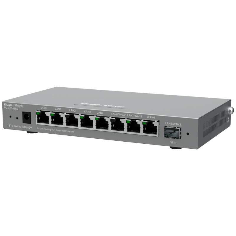 RG-EG209GS - Reyee Router Controlador Gestionable, 8 Puertos RJ45…