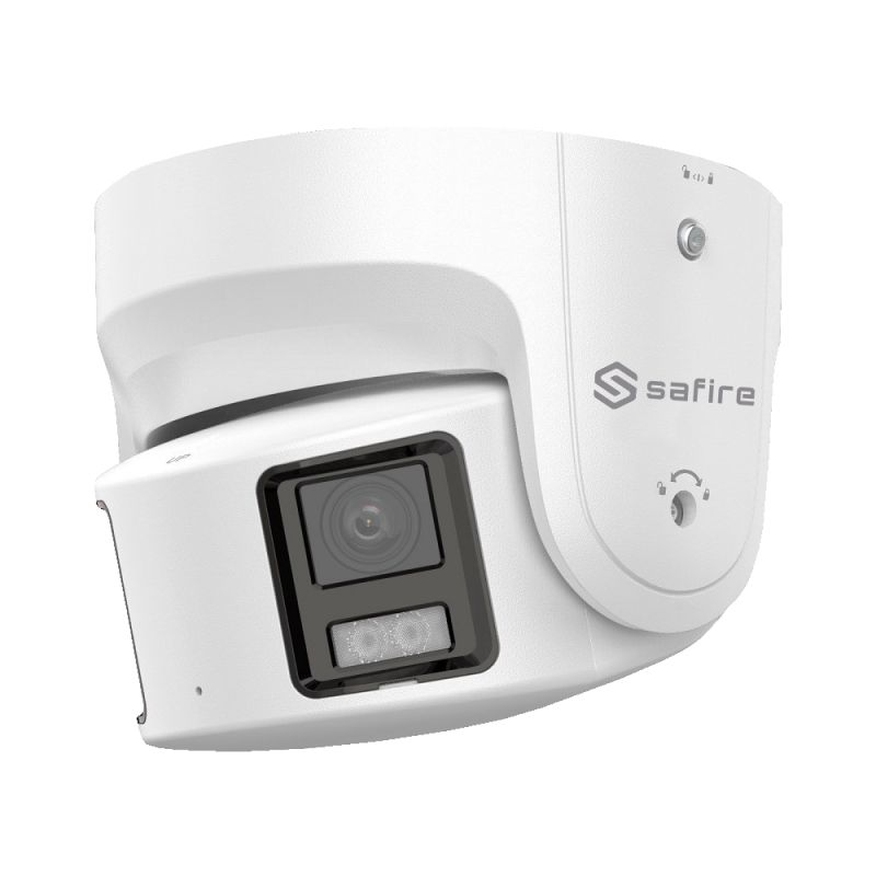 Safire SF-IPT180-4U-AI-PAN - Cámara Panorámica Turret 4 Megapixel, 2x 1/2.5\"…