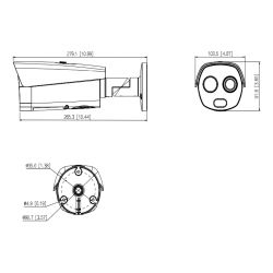 Dahua TPC-BF4441-B13F6-BW-S2 Cámara Térmica IP DUAL 400*300…