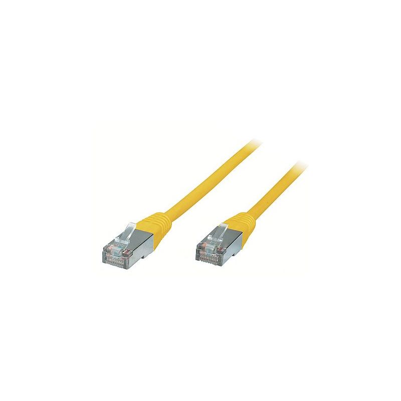 Cable de red RJ45 0.5m Cat 6 S/FTP 250MHz Amarillo