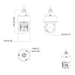 Dahua TPC-SD2241-B3F4-DW-S2 Dome PTZ térmica IP híbrida…