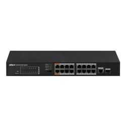 Dahua PFS3117-16ET-135 PoE Switch 16 portas 10/100 + 1 Combo…