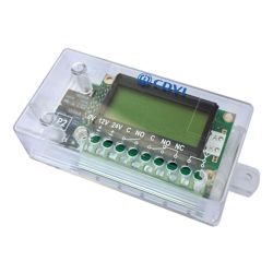 Cdvi SEL2641R433XPL Receptor RF 433MHz com 2 relés com display…