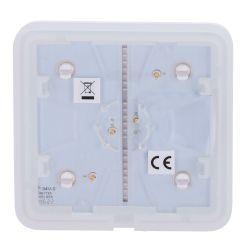 Ajax AJ-SOLOBUTTON-1G2W-W - Panel táctil para interruptor de luz, Compatible con…